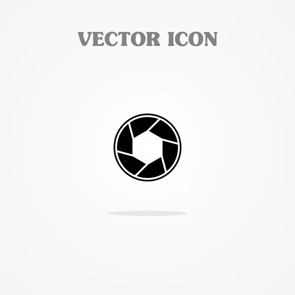 Camera shutter icon — Stock Vector