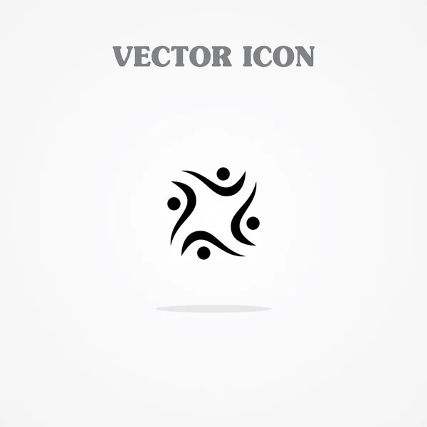 Teamsymbol. Marketing — Stockvektor