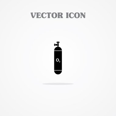 oksijen silindir simgesi