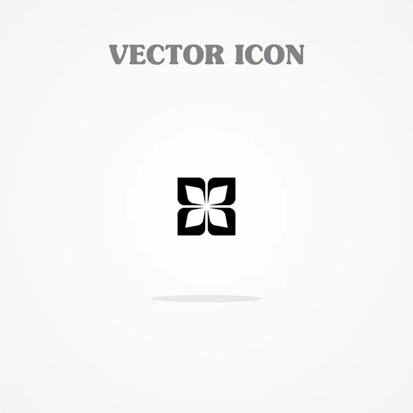 Plantillas de símbolos abstractos. Formas infinitas. Conjunto de iconos cuadrados . — Vector de stock