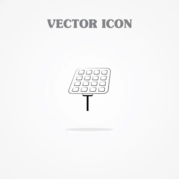 Ícone do painel solar — Vetor de Stock