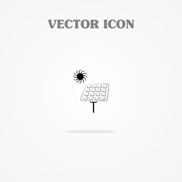 Pictogram zonnepaneel — Stockvector