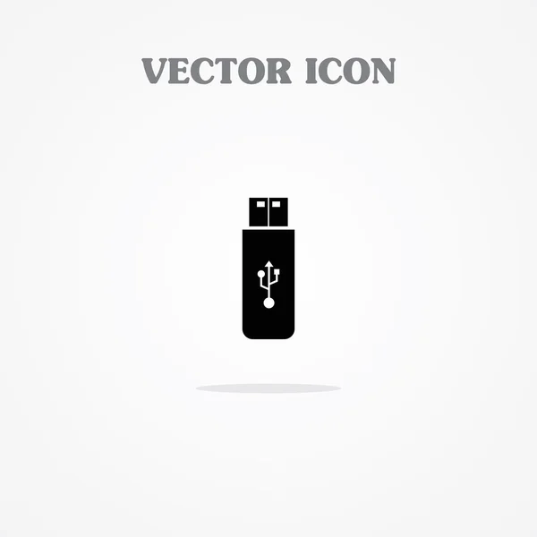 Ikona dysku usb, pendrive — Wektor stockowy