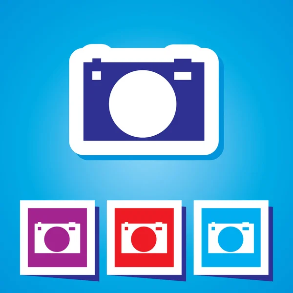 Vector camera icon — Stock Vector