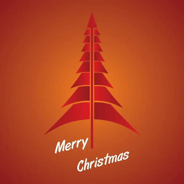 Pozadí s obrázkem vánoční stromeček — Stockový vektor
