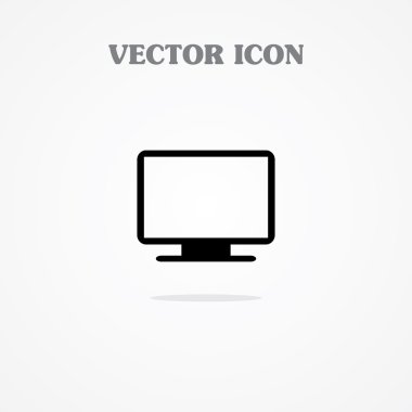 LCD bilgisayar monitör simgesini