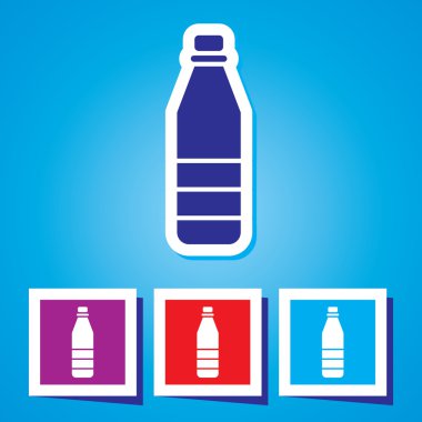 plastik su şişesi simgesi