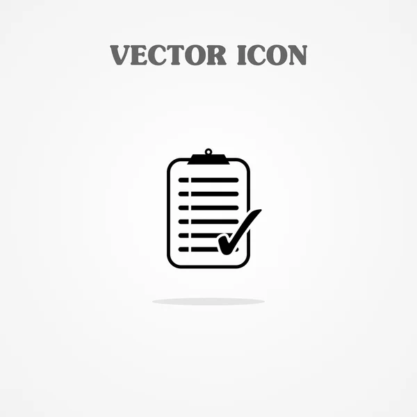 Icono editable colorido del portapapeles de la historia clínica — Vector de stock