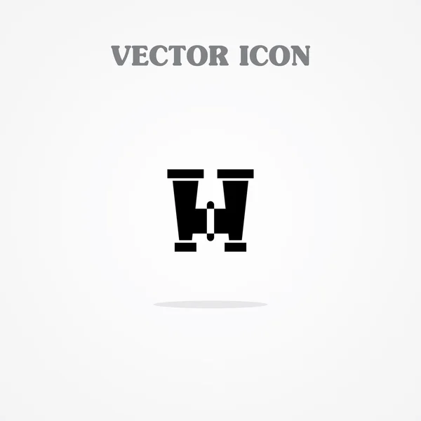 Ícono de prismáticos — Vector de stock