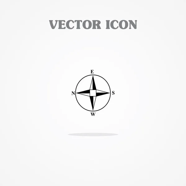 Direction Compass Icon — Stock Vector