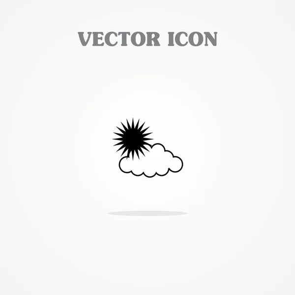 Ikona počasí. — Stockový vektor