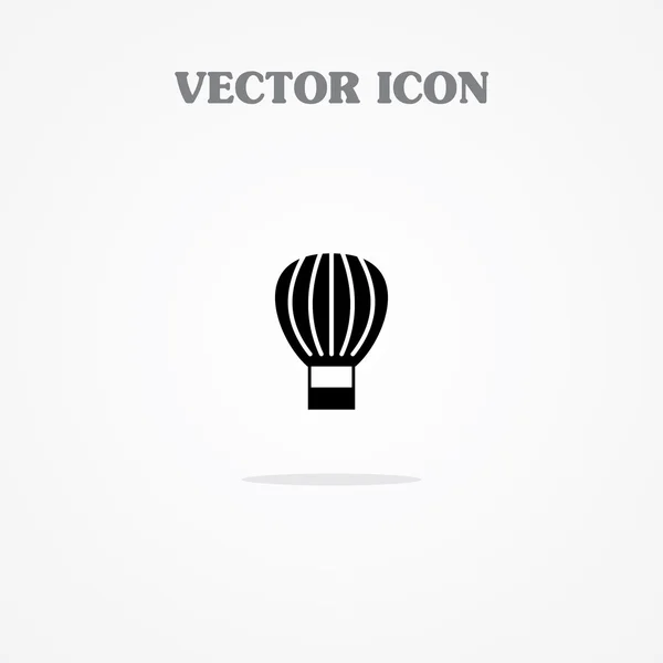 Sıcak balon. paraşüt simgesi. — Stok Vektör