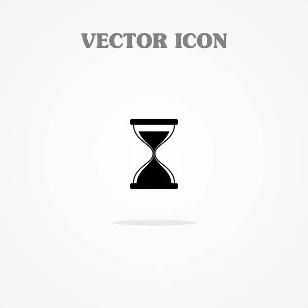 Icono de cristal de hora — Vector de stock