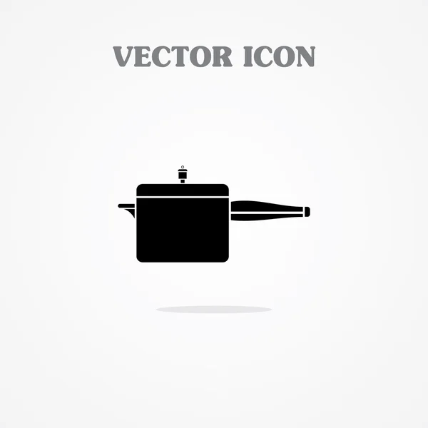 Pictogram voor snelkookpan — Stockvector