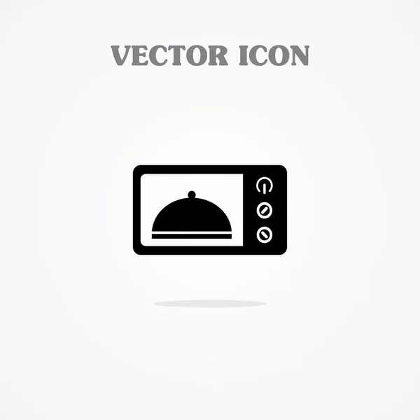Simbolo forno a microonde Vettore — Vettoriale Stock