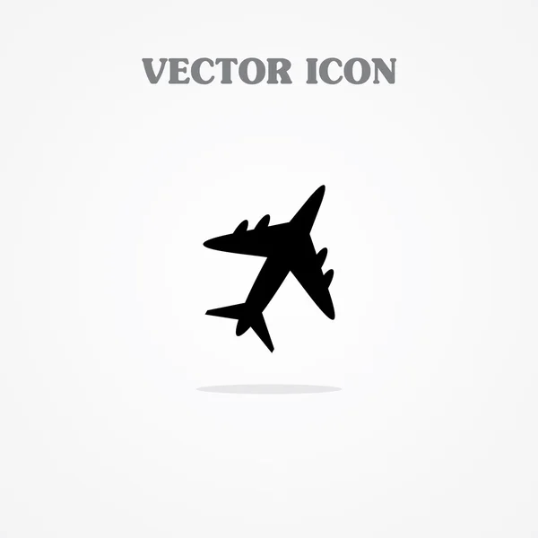 Icon of airplane — Stock Vector