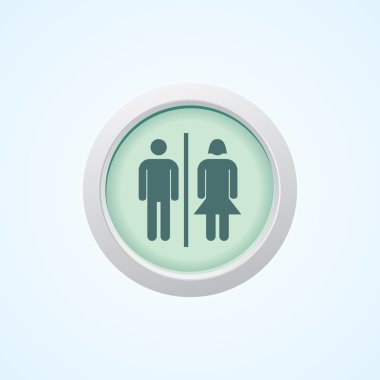 O simge düğmesini o tesis. EPS-10.