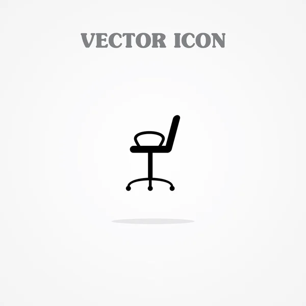 Pictogram bureaustoel — Stockvector