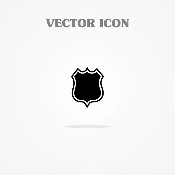 Escudo de protección icono — Vector de stock
