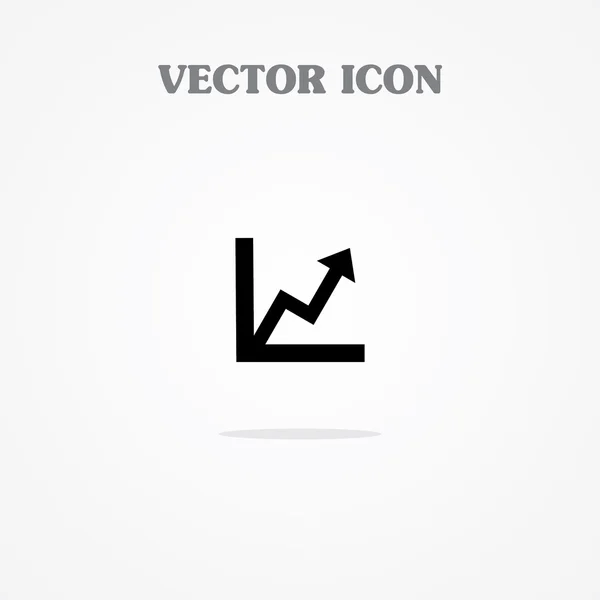 Pictogram van grafiek — Stockvector