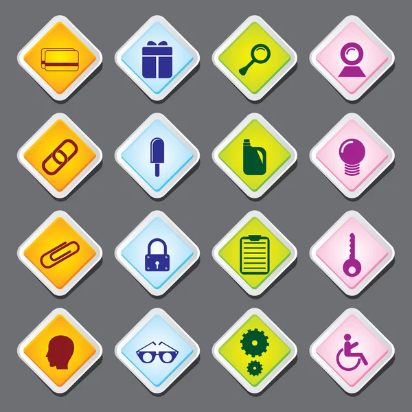 Useful Editable Icons For Web and Mobile. EPS-10 — Stock Vector