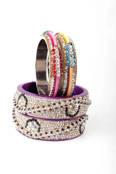 Vackra & mycket attraktiva Bangles. Indiska armband — Stockfoto