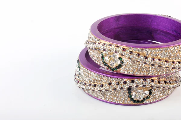 Bellissimi e molto attraenti Bangles. Bracciale indiano — Foto Stock