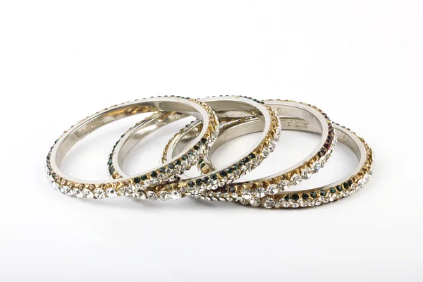 Bellissimi e molto attraenti Bangles. Bracciale indiano — Foto Stock