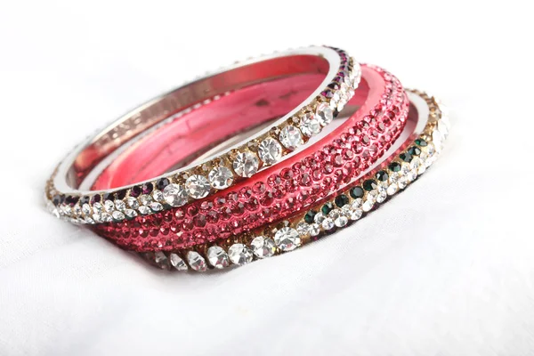 Bellissimi e molto attraenti Bangles. Bracciale indiano — Foto Stock