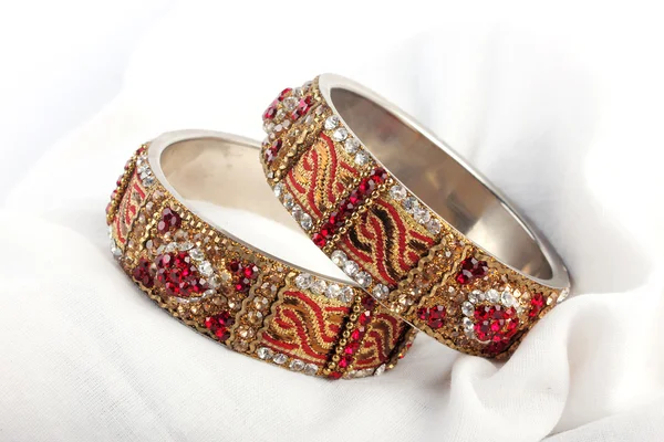 Bellissimi e molto attraenti Bangles. Bracciale indiano — Foto Stock