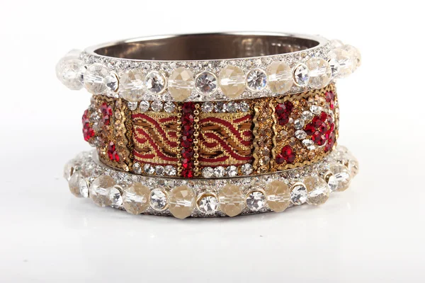 Bellissimi e molto attraenti Bangles. Bracciale indiano — Foto Stock