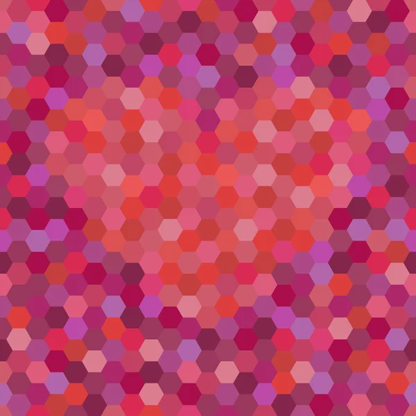 Mosaik med hjärta. Seamless mönster — Stock vektor
