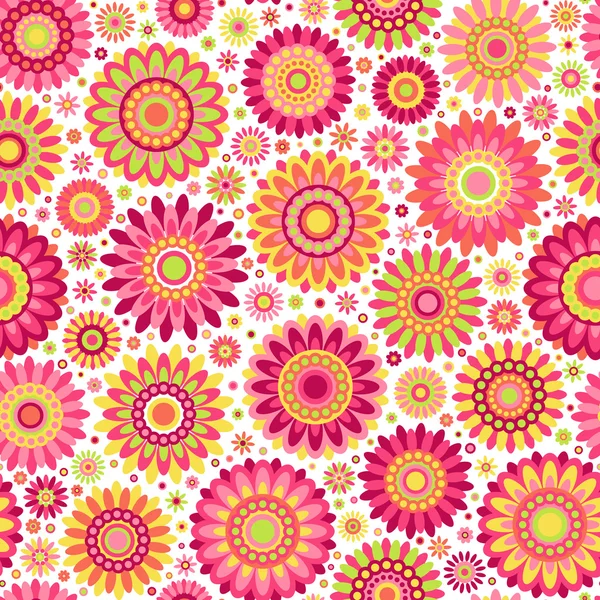 Spring floral seamless pattern. — Stock Vector