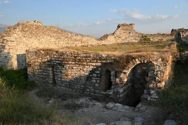 Замок Берат Цитадель Берат Историческая Крепость — стоковое фото