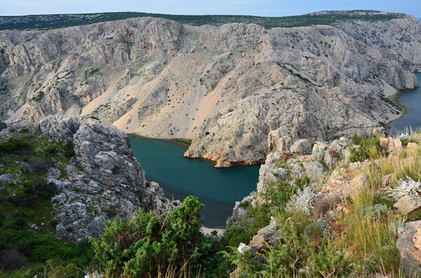 Canyon  Zrmanja in northerm Dalmatia - Croatia