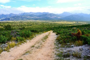Hırvat manzara - Velebit Dağları-Hırvatistan