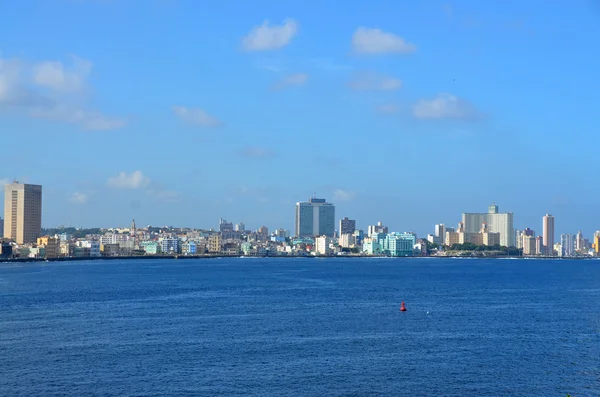 Blick von der Festung Castillio el morro auf die Hauptstadt Havanna — Stockfoto