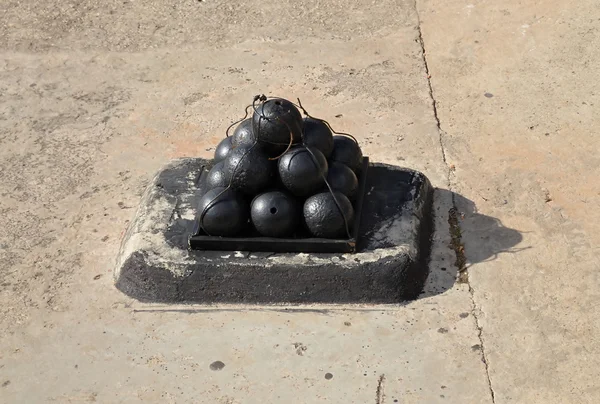 Boules de canon en La Havane Cuba — Photo