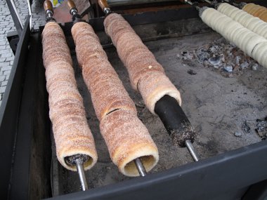 trdelnik traditional baked cookies