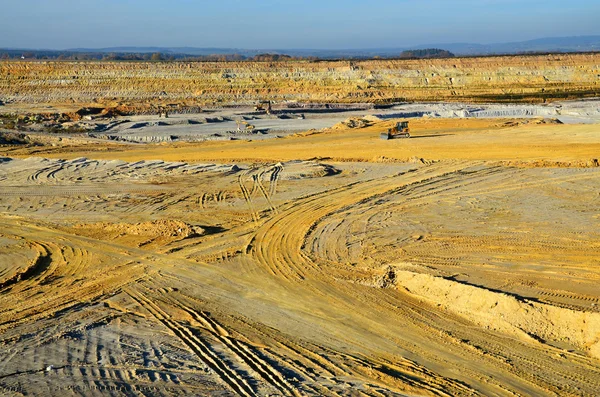 Mining quarry for kaolin in western Bohemia — Stock Photo, Image