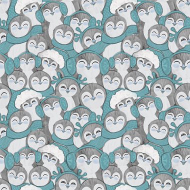 Penguen sürüsü kışın kusursuz bir geçmişi var.