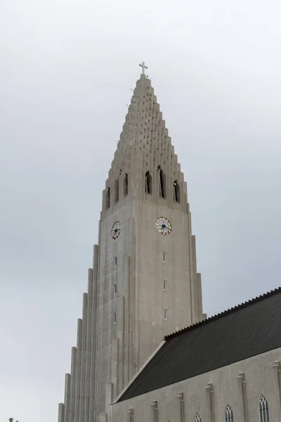 Torre Hallgrimskirkja Catedral Iglesia Islandia —  Fotos de Stock