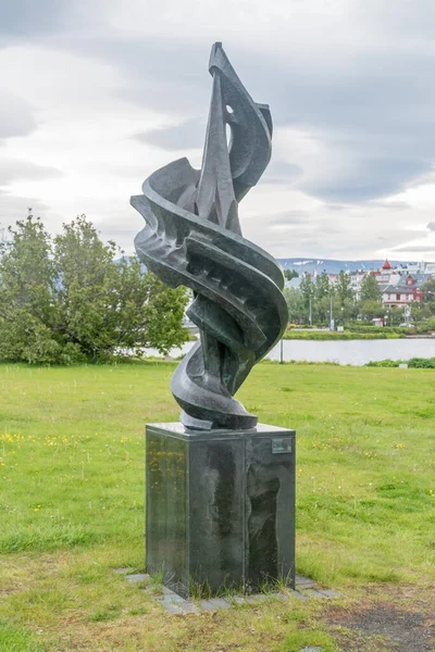 Reykjavik Iceland June 2020 Sculpture Gerdur Helgadottir 1968 — 스톡 사진