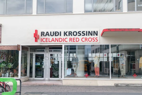 Reykjavik Islandia Junio 2020 Cruz Roja Islandesa — Foto de Stock