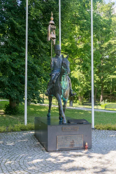 Gdansk Poland July 2020 Equestrian Tatar Monument Orunia Park — Fotografia de Stock