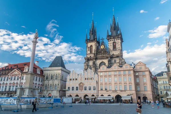 Praga República Checa Julio 2020 Iglesia Nuestra Señora Ante Tyn — Foto de Stock