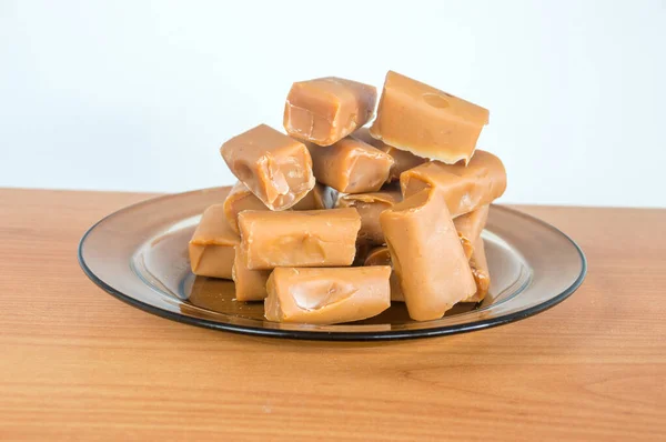 Bonbons Caramel Lait Traditionnels Polonais Krowki Signifiant Petites Vaches — Photo