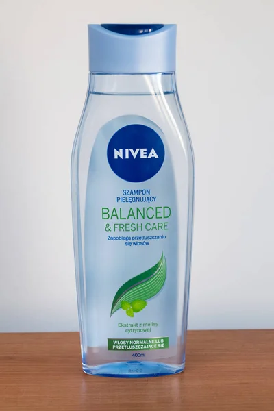 Pruszcz Gdanski Polonia Septiembre 2020 Champú Nivea Equilibrado Fresco Para — Foto de Stock