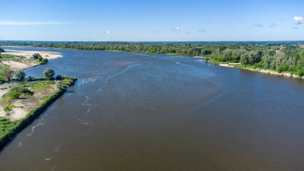 ポーランドのデブリン近郊のヴィスワ川 — ストック写真