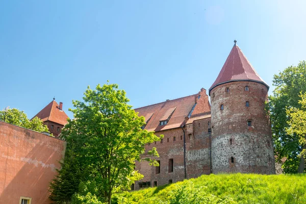 Toren Van Kasteel Van Gotisch Teutoonse Kasteel Een Voormalig Bolwerk — Stockfoto